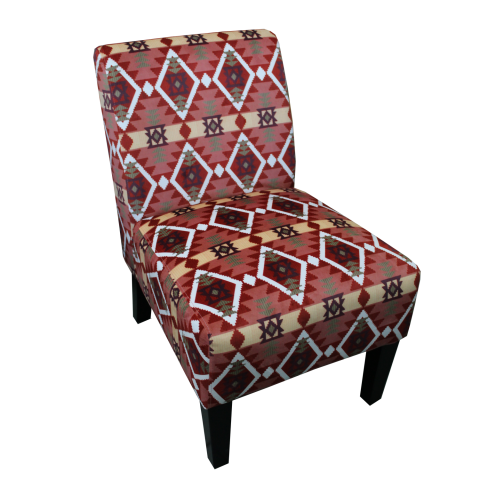 Chair Accent Medium Multi Colour with Daimonds