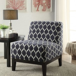 Chair Accent Large Dark Blue
