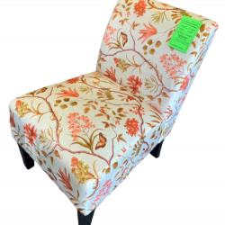 Chair Accent Medium- Pink Branches