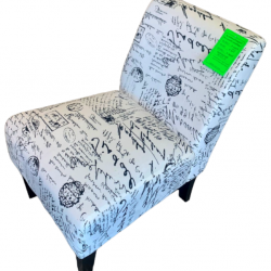 Chair Accent Medium- Dark Script