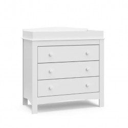 3 Drawer Chest of Drawers with Baby Change Table