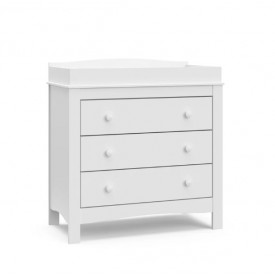 3 Drawer Chest of Drawers with Baby Change Table