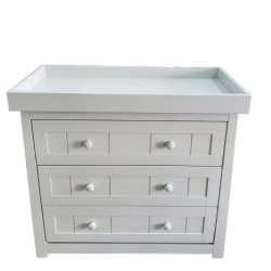 3 Drawer Chest of Drawers with Baby Change Table