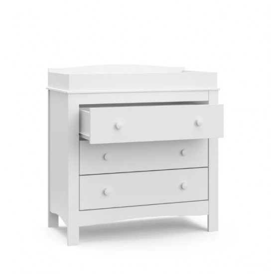 3 Drawer Chest of Drawers with Baby Change Table