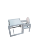 Convertible Baby High Chair- Milky Grey