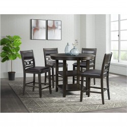 Amherst 5pc Dining Pub Set- Dark