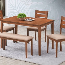 Bluebell 5pc Dining Set with Bench