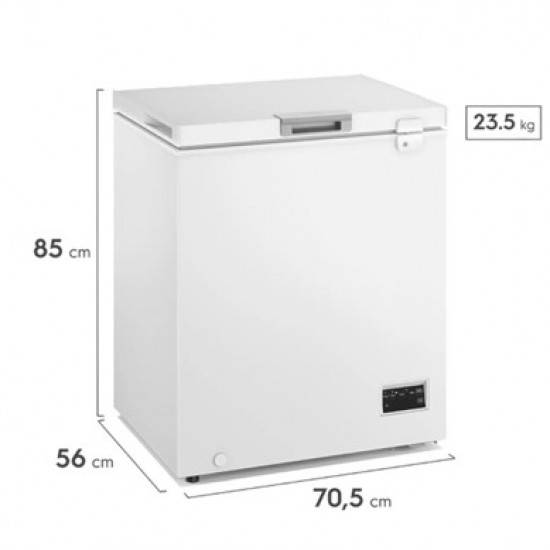 Chest Freezer, 5 Cubic Frigidaire- White