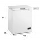 Chest Freezer, 5 Cubic Frigidaire- White