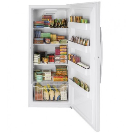 GE 21cu Upright Freezer- White
