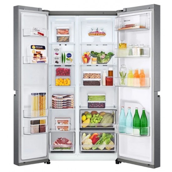 LG 24cuft S/Side Refrigerator- S/Steel