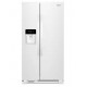 Whirlpool 25cu S/Side Refrigerator with Water & Ice Dispenser- White