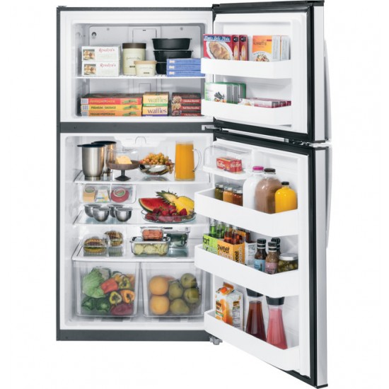 GE 21cu Non Frost Refrigerator- Silver