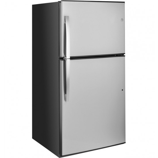 GE 21cu Non Frost Refrigerator- Silver