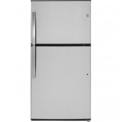 GE 21cu Non Frost Refrigerator- Silver