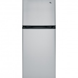 GE Energy Star 11.6cu Refrigerator- Black & S/Steel