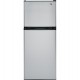 GE Energy Star 11.6cu Refrigerator- Black & S/Steel