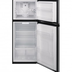 GE Energy Star 11.6cu Refrigerator- Black & S/Steel