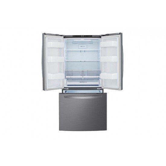 LG 25cu ft. French Door Refrigerator- Platinum Silver