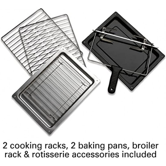 Hamilton Beach Convection Countertop Toaster Oven with Rotisserie