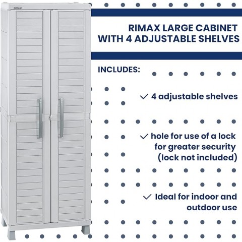 Rimax Utility Cabinet- Grey
