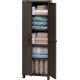 Rimax Resin Wicker Utility Cabinet- Brown