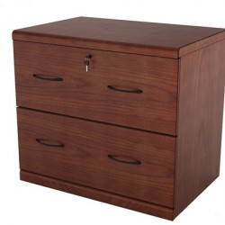 2- Drawer Cherry Lateral File Cabinet