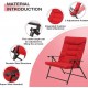 3pc Patio Set  with Small Table and Folding Chairs- Red