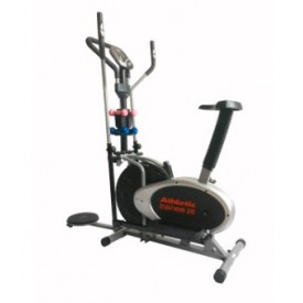 Exer Stepper Athletic Elliptical With Seat & Body Twist 