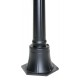Sun-Ray Vittoria 52" Short Post Solar Lamp - Black