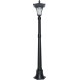 Sun-Ray Vittoria 52" Short Post Solar Lamp - Black