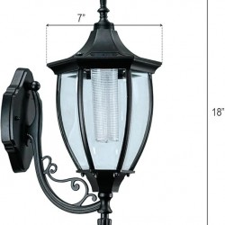 Sun-Ray Crestmont Wall Mount Solar Light