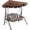 Wicker 2 Seater Swing with Cupholder