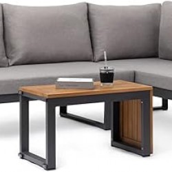 Royal Garden 3pc Aluminum Sectional Sofa Set
