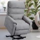 Power Lift Recliner with 8 Point Heat Massage- Grey