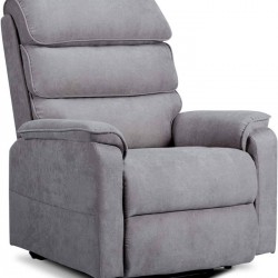 Power Lift Recliner with 8 Point Heat Massage- Grey