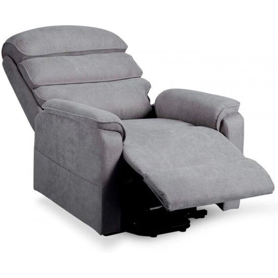 Power Lift Recliner with 8 Point Heat Massage- Grey