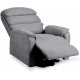 Power Lift Recliner with 8 Point Heat Massage- Grey