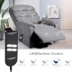 Power Lift Recliner with 8 Point Heat Massage- Grey