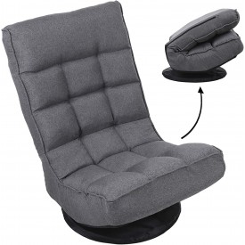 Swivel Relaxer Chair, Adjustable- Grey