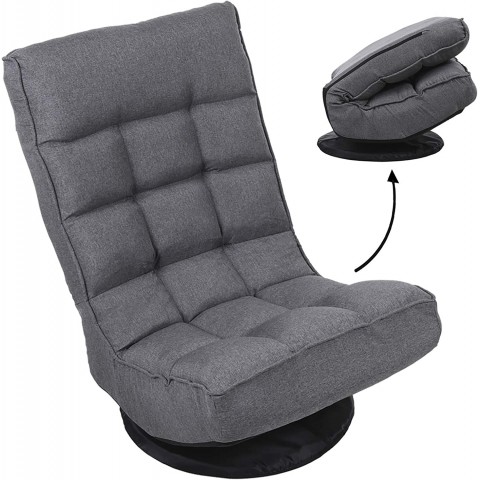 Swivel Relaxer Chair, Adjustable- Grey