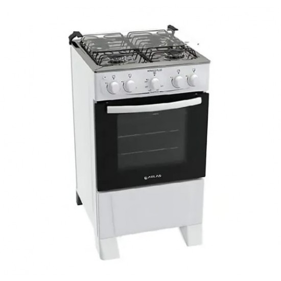 Atlas 20" 4 Burner Stove- White