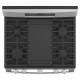 GE 30" 5 Burner With Air Fry Convection Oven - S/Steel