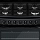 Acros 30" 6 Burner Gas Range -Black