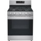  LG 30" 5 Burner Smart Wi-Fi Enabled Fan Convection Gas Range with Air Fry & EasyClean