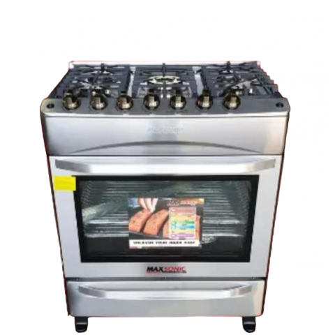 Maxsonic Elite 30" S/Steel Gas Cooker with Rotisserie