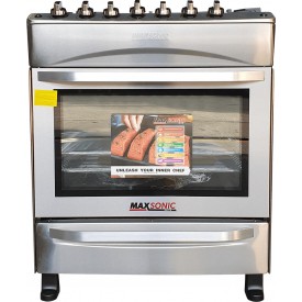 Maxsonic Elite 30" S/Steel Gas Cooker with Rotisserie