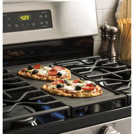 GE 30" 5 Burner Gas Range, S/Steel with Heavy Potrest