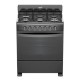 Acros 30" 6 Burner Gas Range -Black