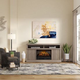 Meyerson Tv Stand with LED Fireplace